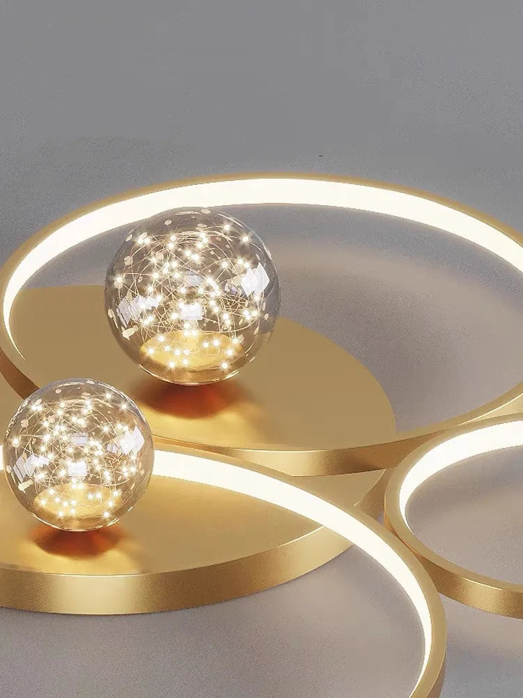 DecorBites™ Gypsophila Chandelier: Modern Ceiling Mounted Light for Home, Living Room, Bedroom