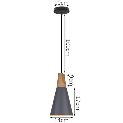 DecorBites™ Industrial Pendant Lamp Modern Vintage Retro Loft Hanging Light Bar Nordic Design