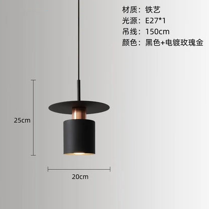 Nordic Vintage White Single Pendant Light