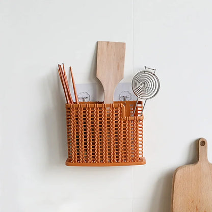 DecorBites™ Kitchen Utensil Cutlery Organizer for Spoon Fork Knife Chopstick Holder