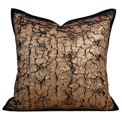 DecorBites™ Italian Light Luxury Brown Cushion Cover for Sophisticated Home Decor.
