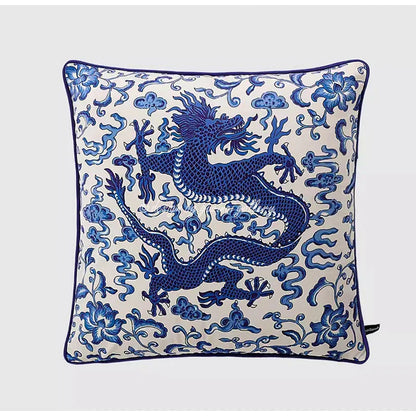 DecorBites™ Crane Art Luxury Throw Pillow Case for Bed & Sofa