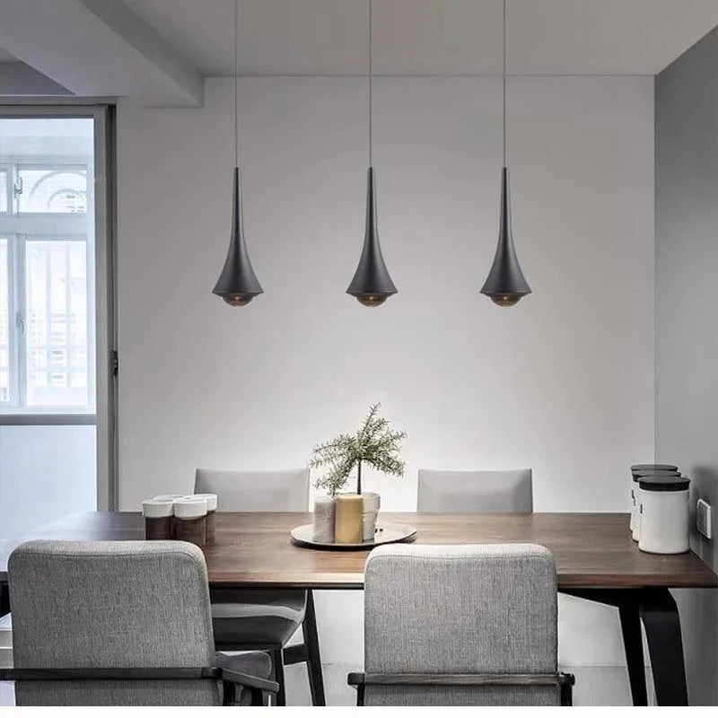 Modern Gold Adjustable Cord Pendant Light