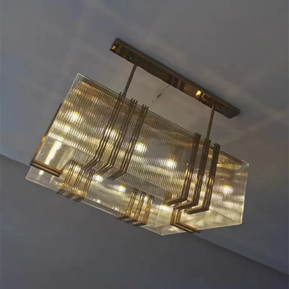 DecorBites™ Gold Lustre Steel Pendant Light Luxury Dining Room LED Fixture