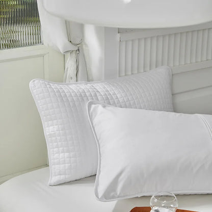 DecorBites™ Cotton Pillowcase: Breathable Pillow Core Cover for Ultimate Protection