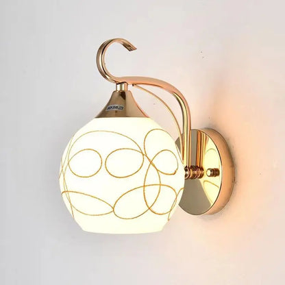 DecorBites™ Crystal Wall Sconce: Elegant Bedroom Bedside Wall Light for Home Lighting