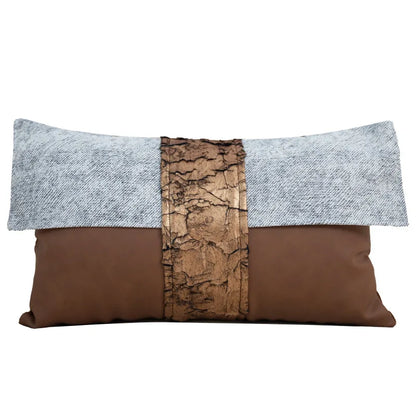 DecorBites™ Italian Light Luxury Brown Cushion Cover for Sophisticated Home Decor.