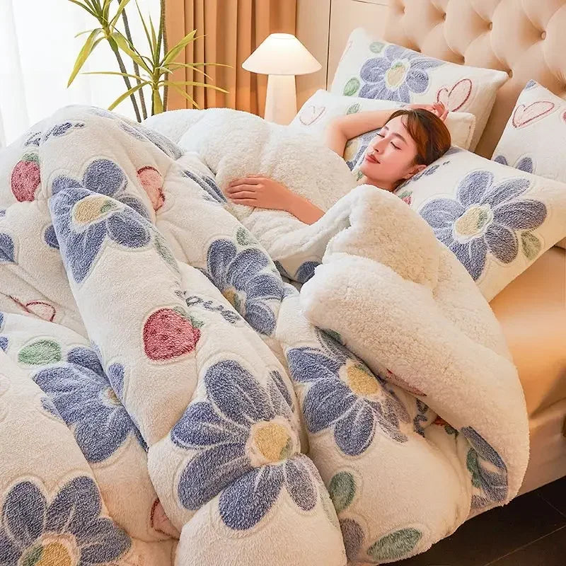 Wool Blanket Thick Warm Winter