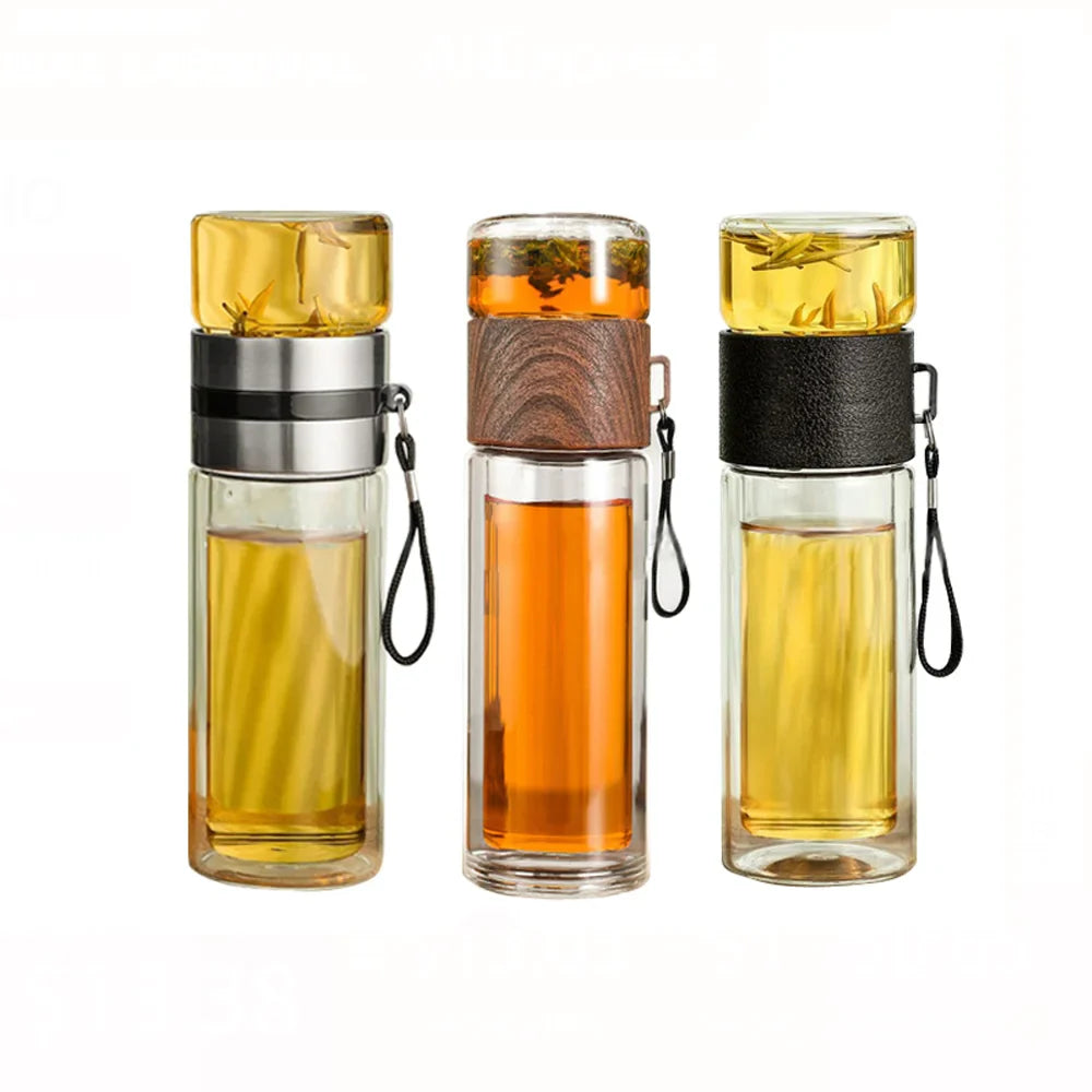 Thermal Glass Water Bottle