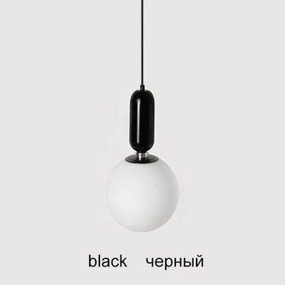 DecorBites™ Glass Ball LED Chandelier for Modern Living Spaces