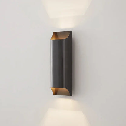 DecorBites™ Contemporary Copper Brass Wall Sconce Minimalist Design for Study Living Room Bedside