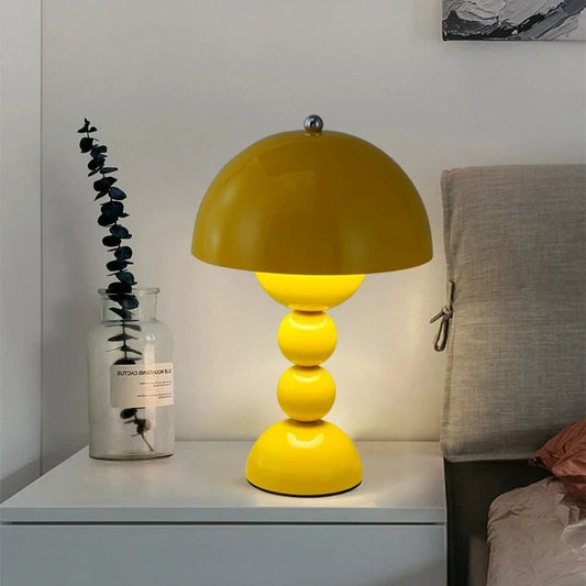 Nordic LED Flowers Table Lamp USB Dimmable For Home Living Table Bedroom Bedside Room Decoration LED Night Lamps Desk Light