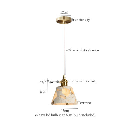 DecorBites™ Green Marble LED Pendant Light - Modern Nordic Interior Lighting Fixture