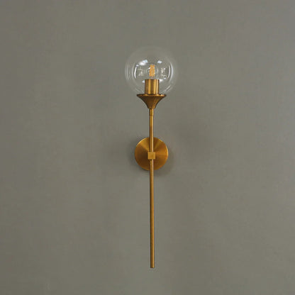DecorBites™ Golden Glass Ball LED Wall Light with Touch Switch