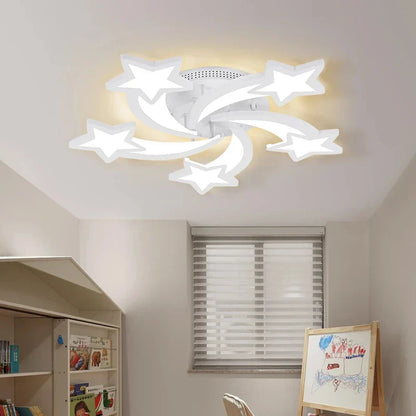 DecorBites™ LED Acrylic Chandelier with Remote for Bedroom Dining Living Room Lighting