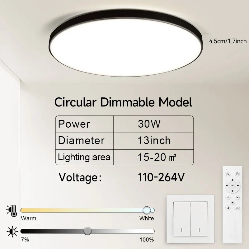 Panel LED Ceiling Chandelier
