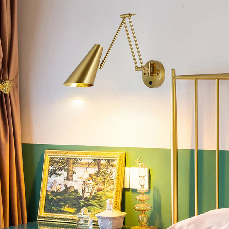DecorBites™ Adjustable E27 LED Wall Lamp Sconces Indoor Lighting Home Decor Bedroom Fixture