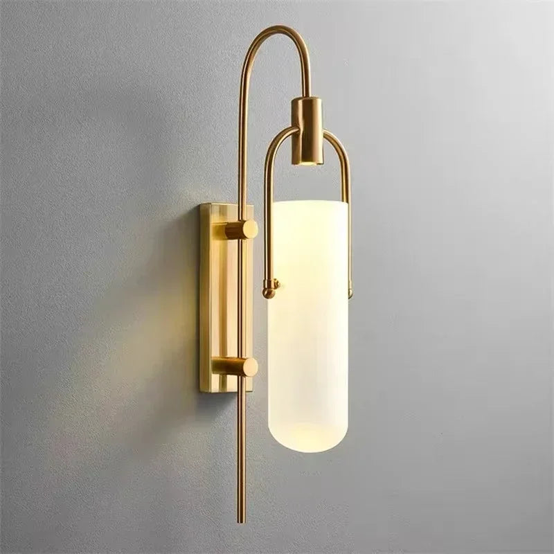DecorBites™ Glass Shade LED Wall Lamp for Living Room, Bedroom, Aisle, Stairs