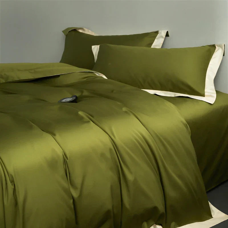 DecorBites™ Egyptian Cotton Hotel Style Bedding Set 1000TC Queen King Duvet Cover Sheet Pillowcases