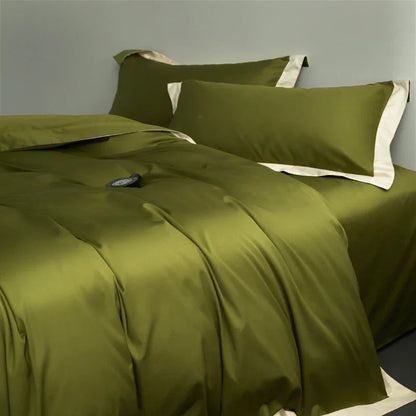 DecorBites™ Egyptian Cotton Hotel Style Bedding Set 1000TC Queen King Duvet Cover Sheet Pillowcases