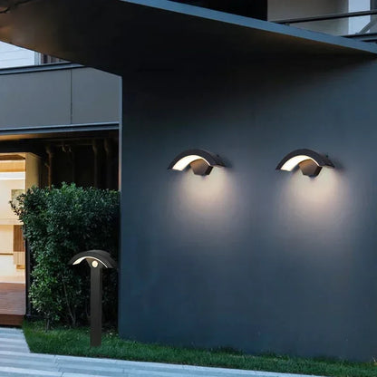 DecorBites™ LED Waterproof Outdoor Wall Lights Sensor Lamp for Porch Garden Balcony