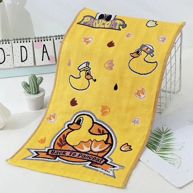 Cotton Cartoon Hand Towels