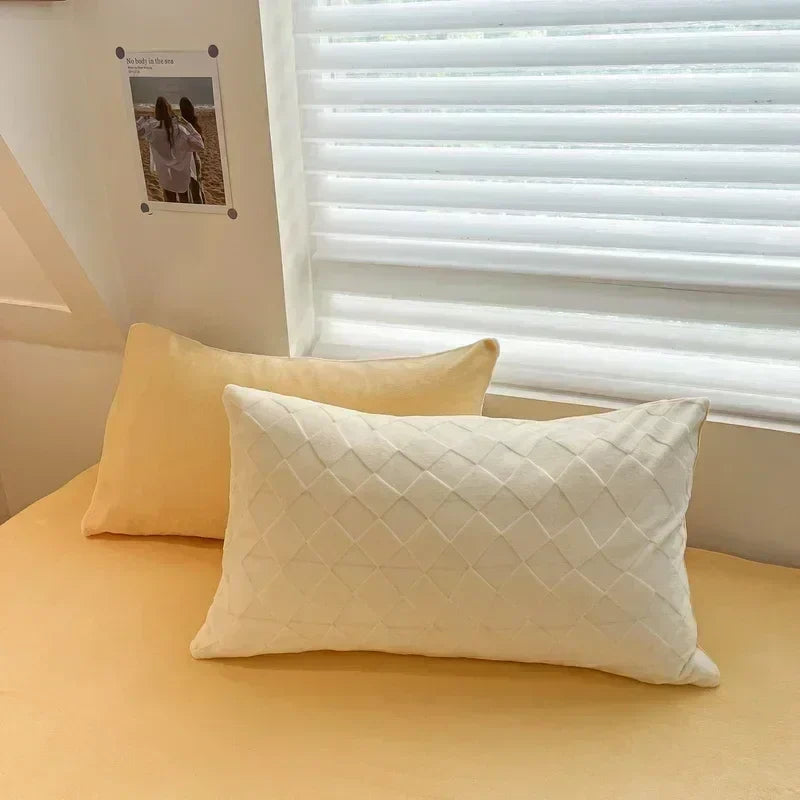 Fleece Warm Bedding Set