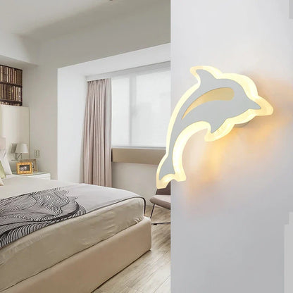DecorBites™ Kids' LED Wall Light Modern Acrylic Bedroom Sconce Decor, AC85-265V