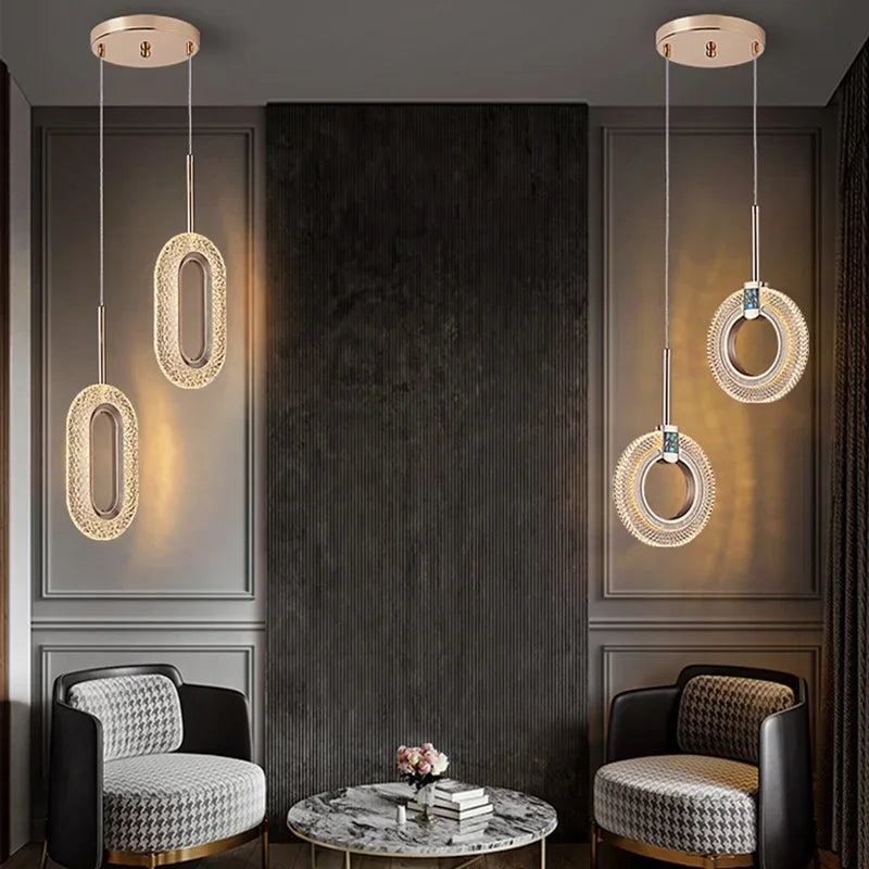 DecorBites™ LED Pendant Chandelier for Dining Room Restaurant Bar Art Decor Lamps