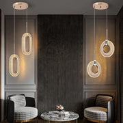 Black Art Deco Pendant Light