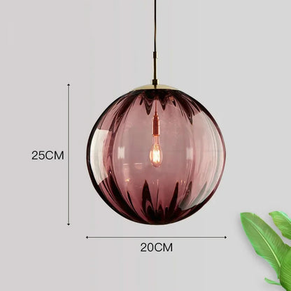 DecorBites™ Glass Ball LED Pendant Lamp for Home Bedroom Living Room