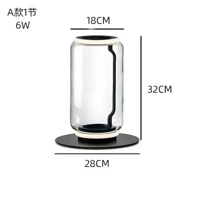 Glass Nordic Floor Lamp