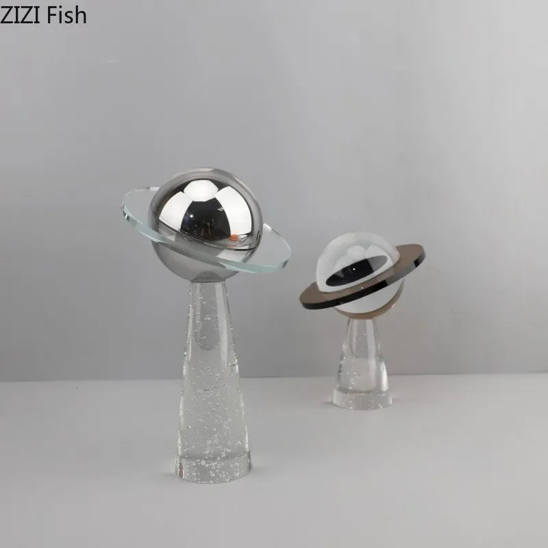DecorBites™ Geometric Crystal Star Desk Sculpture - Room Aesthetic Decor