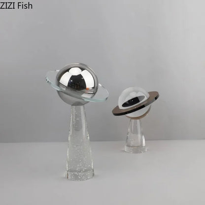 DecorBites™ Geometric Crystal Star Desk Sculpture - Room Aesthetic Decor