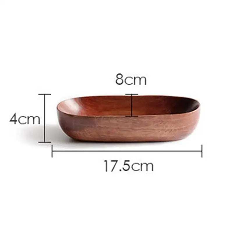 Solid Wood Fruit Dish