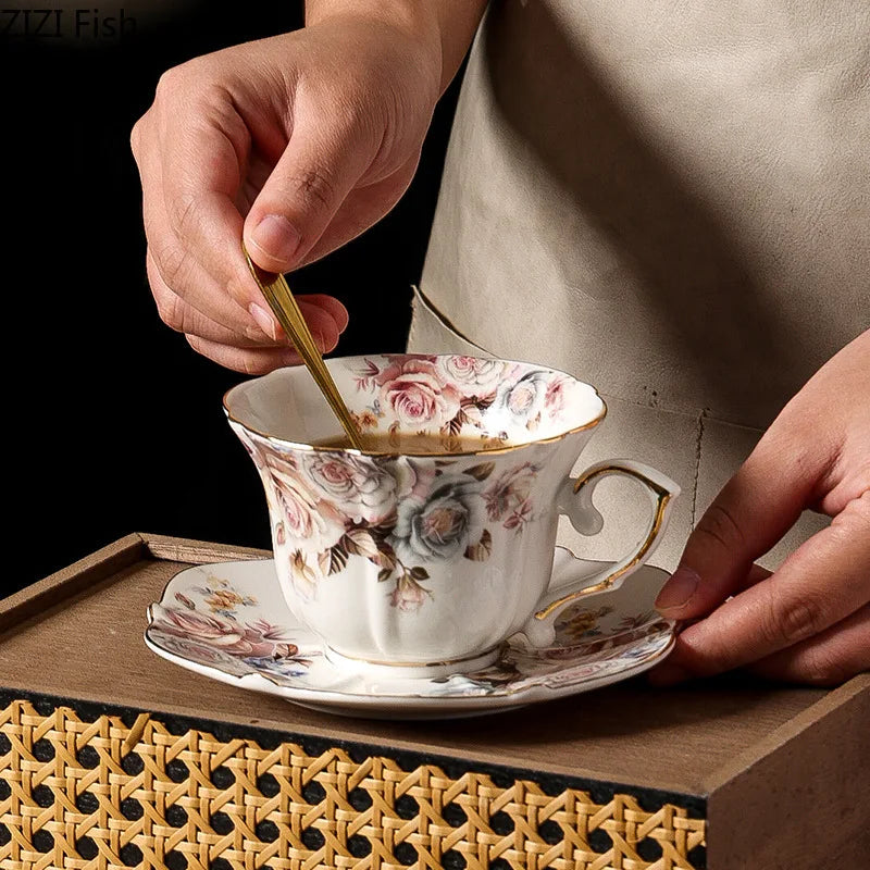 Ceramic Lace Tea Set