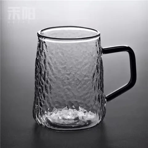 DecorBites™ Gray Amber Water Pitcher with Handle: Large-capacity Heat-resistant Tea Pot & Juice Jug