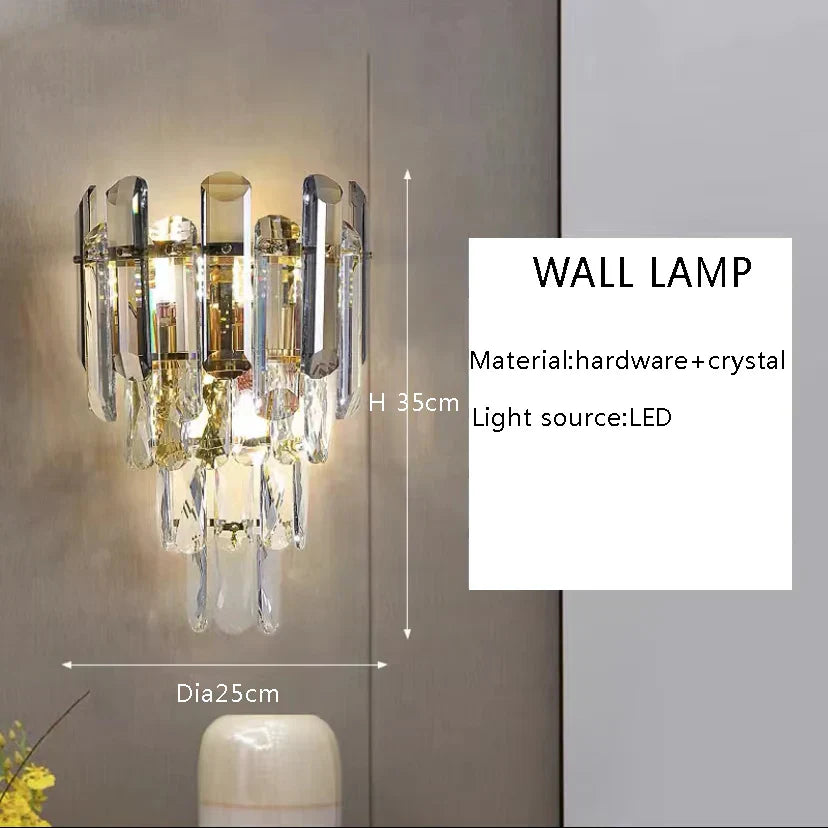 DecorBites™ Crystal Ceiling Chandelier for Home Decoration in Living Room & Bedroom