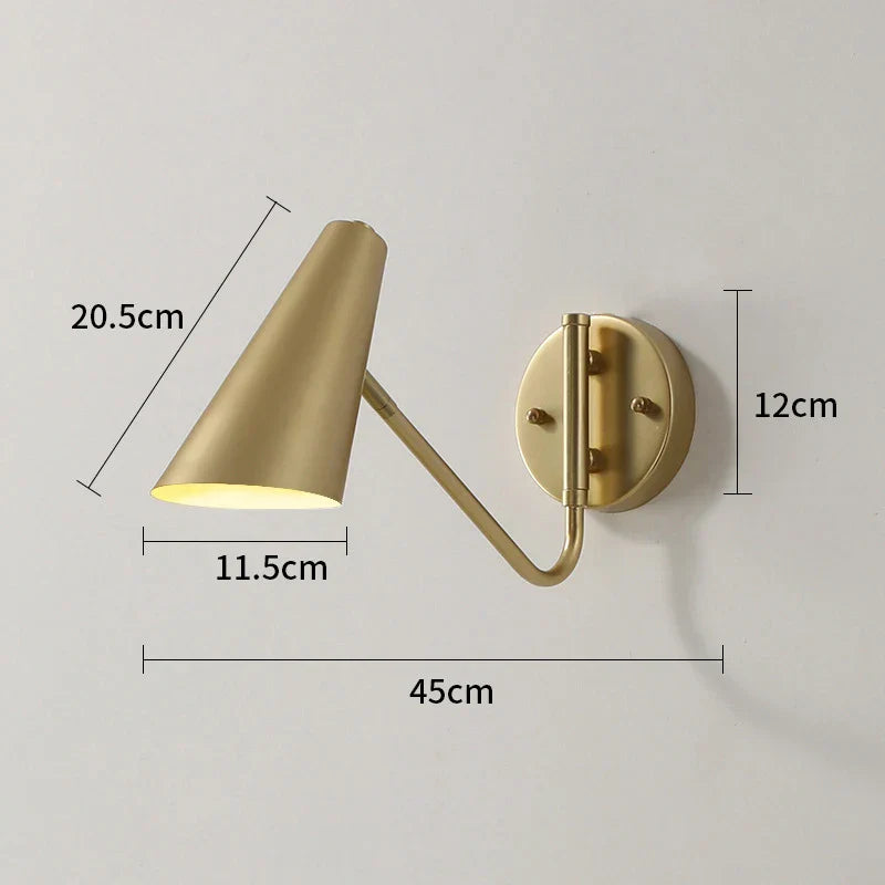 DecorBites™ Adjustable E27 LED Wall Lamp Sconces Indoor Lighting Home Decor Bedroom Fixture