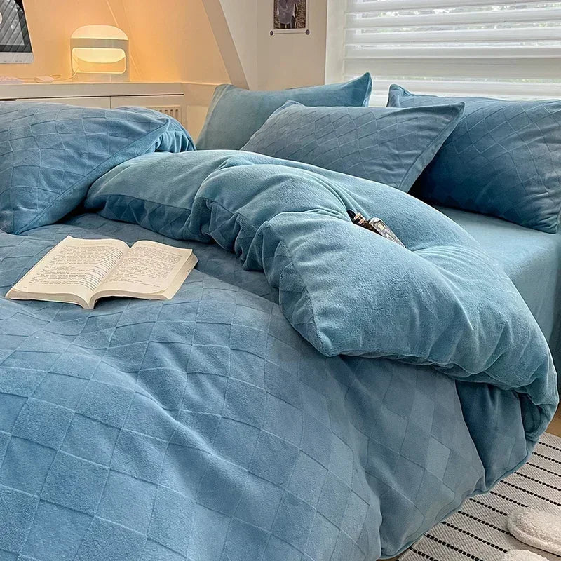 Fleece Winter Duvet Set
