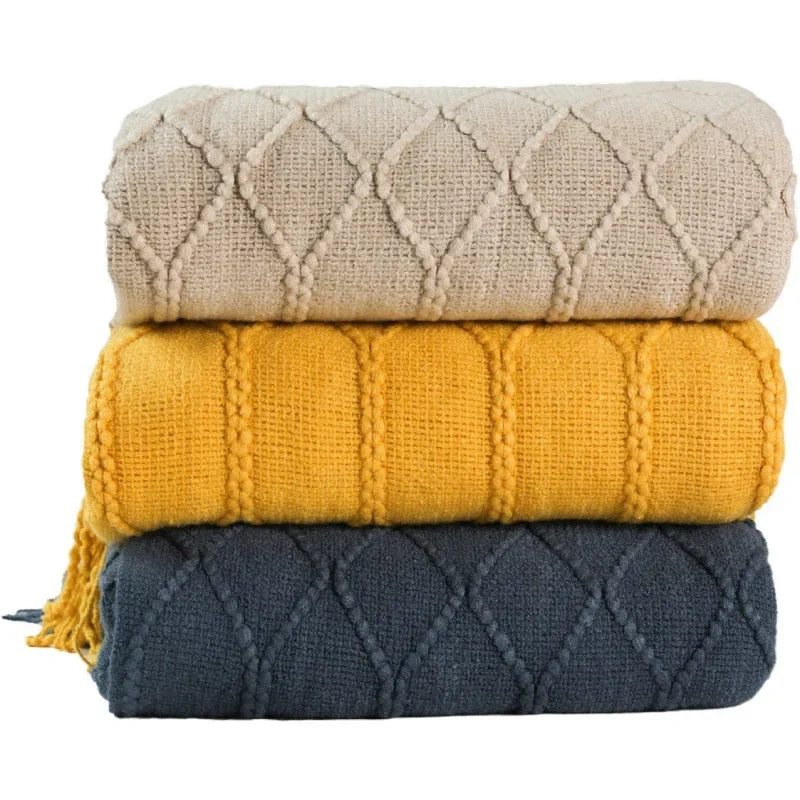 Nordic Wool Throw Blanket