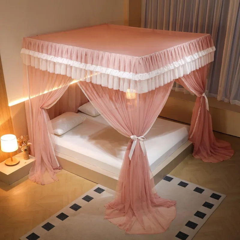 Color Block Canopy Bed