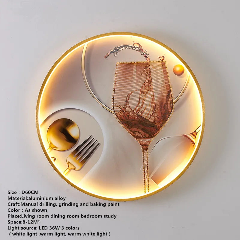 LED Fishes Wall Sconce