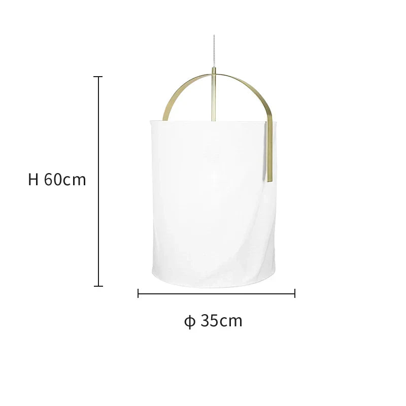 Linen Boho Pendant Light