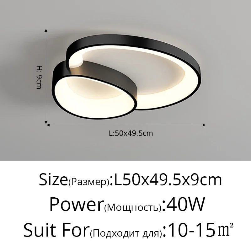 Remote LED Ceiling Chandelier