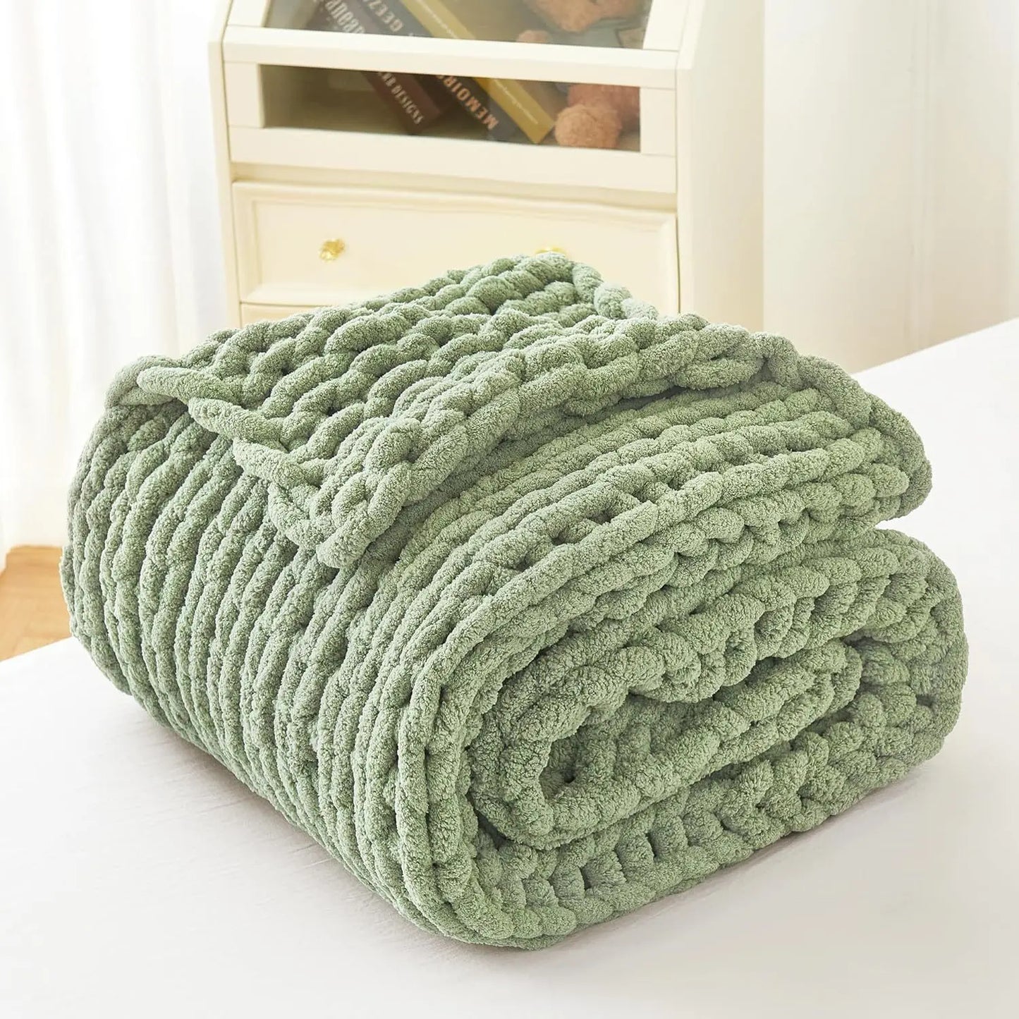 DecorBites™ Cozy Autumn Fleece Blanket | Double-Sided Warm Flannel | Durable & Soft