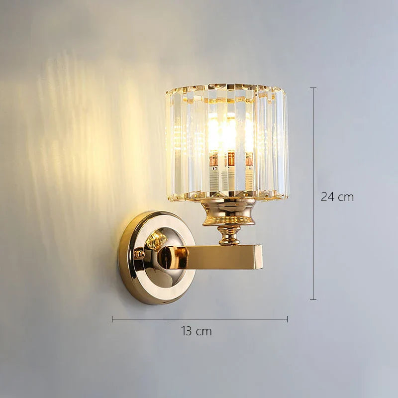 DecorBites™ Glass Shade Wall Lamp: Modern Minimalist Nordic HomeDecoraction & Living Room Lighting