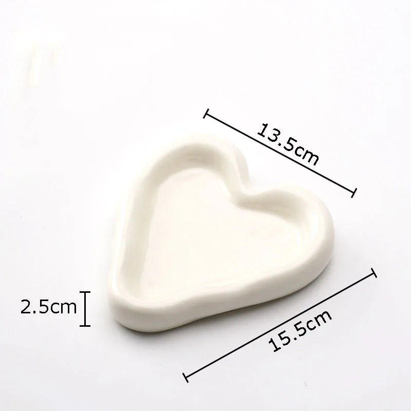 Ceramic Heart Jewelry Tray