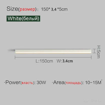 DecorBites™ Linear LED Ceiling Light for Living Room Bedroom Aisle Balcony Dining Minimalist Lustre