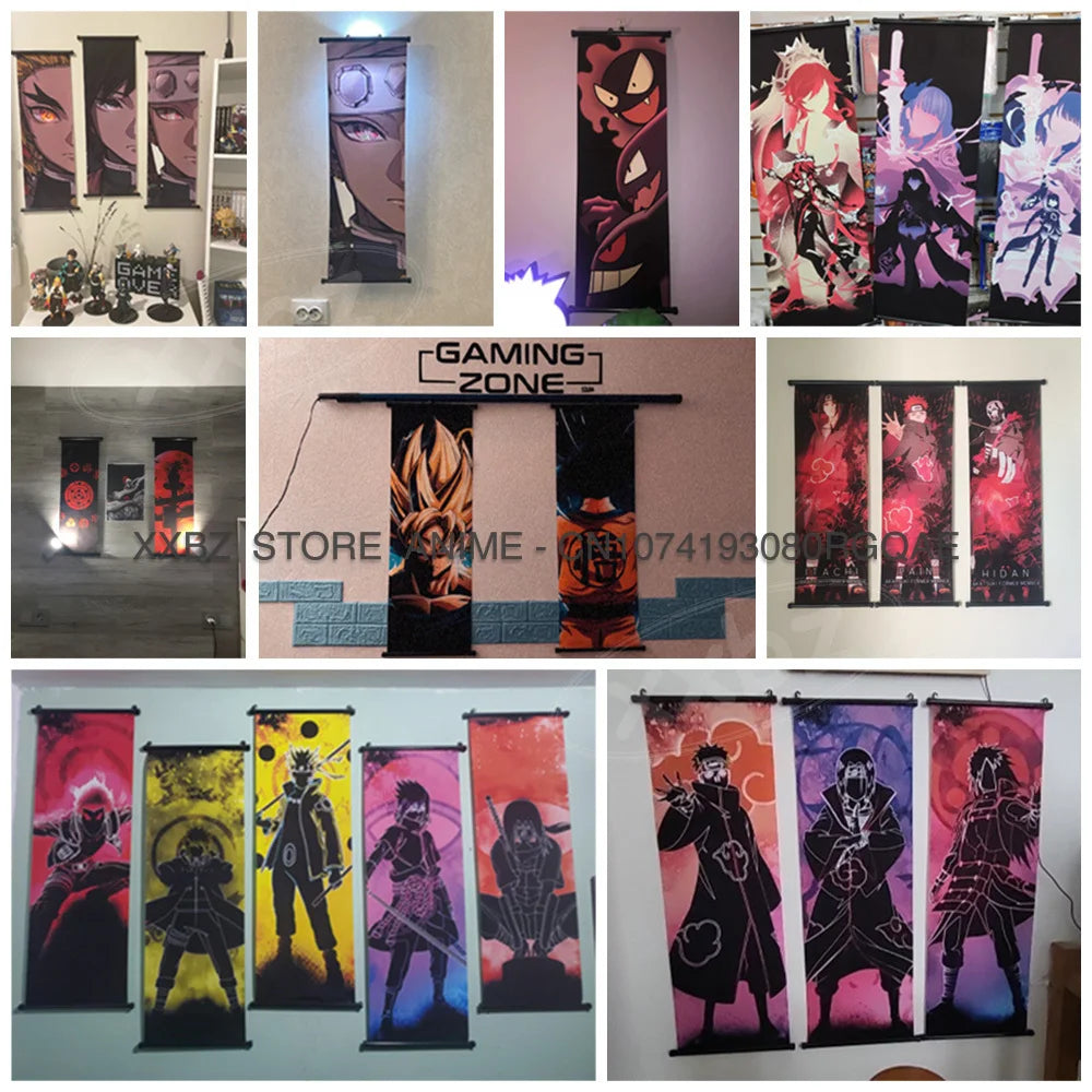 Anime Wall Art Canvas Scrolls